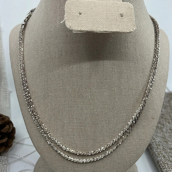 Massive Vintage Italian 925 Milor Diamond Cut Sterling Silver Rope Chain - Picture 3 of 9